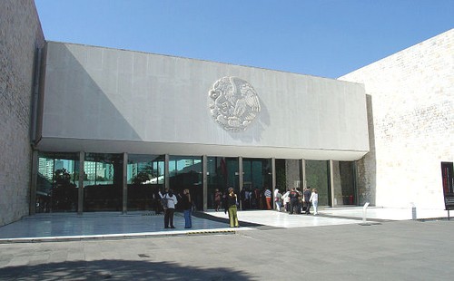 Entrada del Museo Nacional de Antropologa