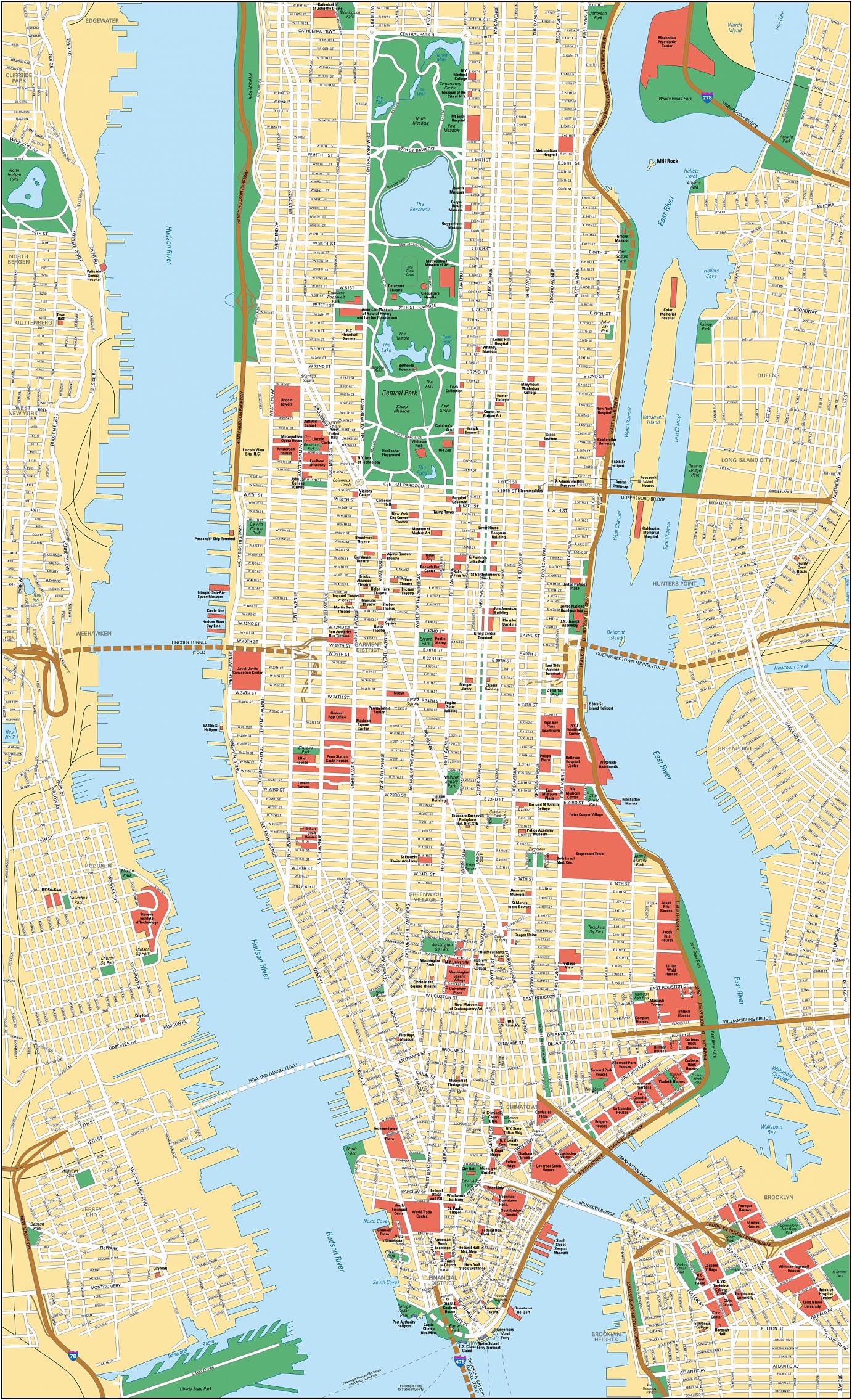 Resultado de imagen de plano de nueva york