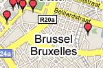Mapa de Bruselas